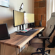 I built this desk as a quarantine project, and even this has some weird engineering quirks designed in.